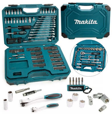 Makita 227 Piece General Maintenance Kit Spanner Screwdriver