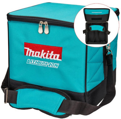 Makita 30cm Blue Canvas Nylon Cube Bag Tool Bag Toolbox Toolbag + Shoulder Strap