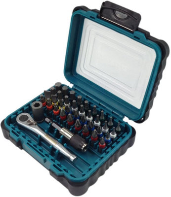 thumbnail image 2 of 1/4" Mini Double-Ended Quick Socket Ratchet Wrench / Screwdriver Bit Tool – Geartronics 2 of 3