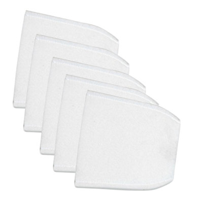 Vhbw 10 Sacchetti Per Aspirapolvere In Microfibra Compatibili Con Makita 443060-3 (Bianco)