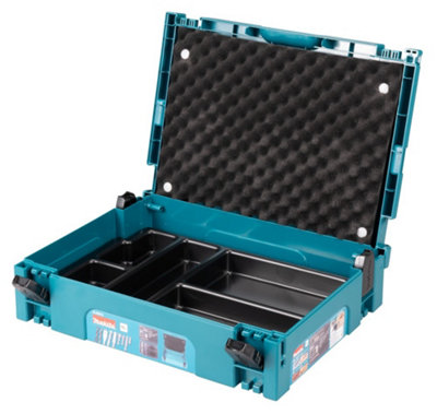 Makita 70 Piece Drill Bit Set Masonry HSS Flat Wood Bit  Socket + Inlay + Makpac