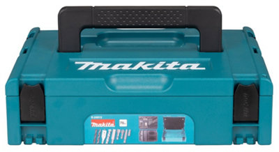 Makita 70 Piece Drill Bit Set Masonry HSS Flat Wood Bit  Socket + Inlay + Makpac