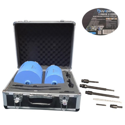 Makita 8406 Diamond Core Drill Rotary Percussion 110V Electricians 7PC ...