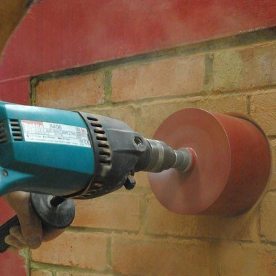 Makita 8406 Diamond Core Drill Rotary Percussion 110V + Plumbing 8 PC ...