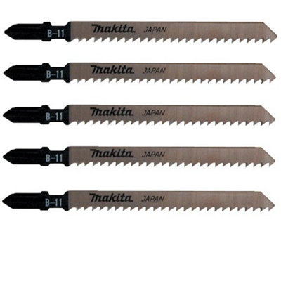 5-Pack Makita B-11 Jigsaw Blades - For Wood & Metal Cutting