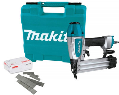 Makita AF506 18g Gauge Brad Air Pin Nailer with 50mm 18g Nails and Accessories
