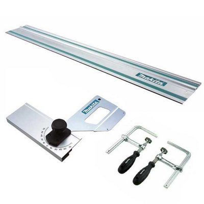 Makita Aluminum Plunge Saw Guide Rail 1.0m 1000mm 39" +Pair Clamps + Bevel Guide