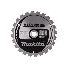 Makita B-32708 MAKBLADE Mitre Saw Blade 190 x 20mm x 24T MAKB32708