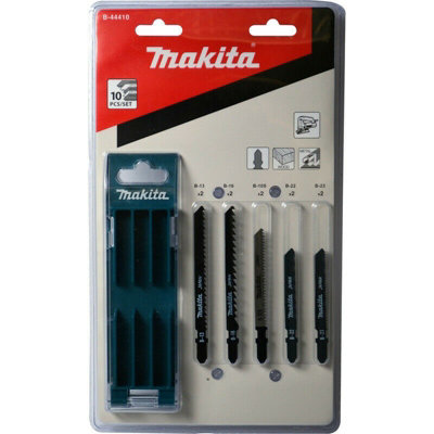Makita B-44410 10 Piece Jigsaw Blades 50mm 70mm Wood Metal Plastic Aluminium