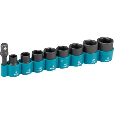 Silverline  1/2" Drive Impact Socket Set 1/2" Drive 6pt Metric 10 Pcs - 3