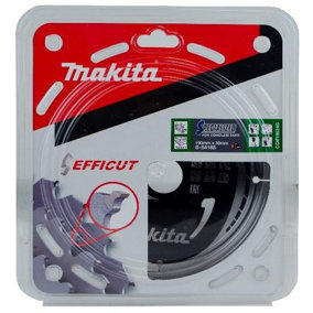 Makita B-64185 190mm x 30mm 24 Teeth Efficut Cordless Circular Saw Blade DHS710