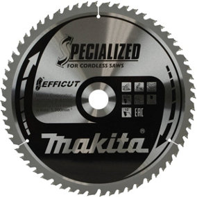 Makita B-67256 305mm x 30mm 60 Teeth Efficut Cordless Mitre Saw Table Saw Blade