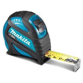 Makita B-68513 Magnetic 7.5m Premium Tape Measure 7.5 Metres Metric 2 Sided