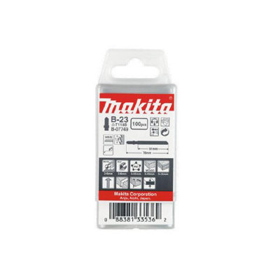 Makita B23 T118B Jigsaw Blades Wood Metal 50mm T Shank Basic Cut 14TPI - 100 PK