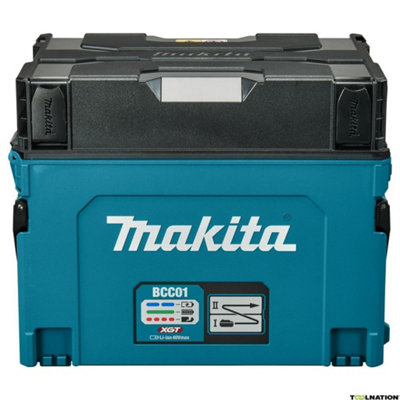 Makita BCC01 XGT 40V Battery Charger Box Case 8 Charging Ports +4 x 18v ...