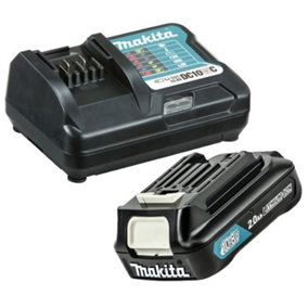 Makita BL1020B 10.8v CXT Lithium Ion Slide Type 2.0ah Battery + DC10WC Charger