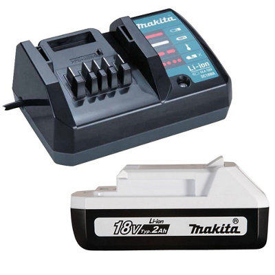 Makita BL1820G 18v G-Series 2.0ah Lithium Ion Battery 2ah + DC18WA Charger