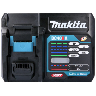 Makita BL4025 40Vmax 2.5Ah Li-ion XGT Battery With DC40RA Fast Charger