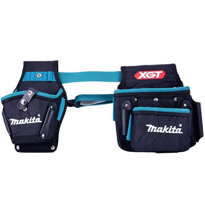 Makita Special Edition Toolbelt 2 Pouch Holster Tool Belt Set and Hammer Holder DIY at B Q