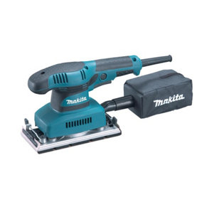 Makita BO3710 1/3 Sheet Orbital Sander 240V + Punch Plate + Dust Bag