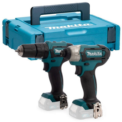 Makita 18v combi drill discount and impact driver set b&q