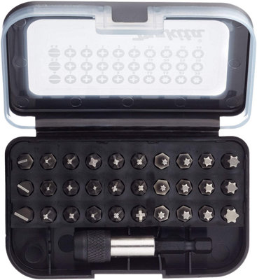 Makita D-30667 32 Piece Screwdriver Drill Bit Set Quick Release Magnetic Holder
