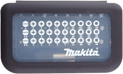 Makita D-30667 32 Piece Screwdriver Drill Bit Set Quick Release Magnetic Holder