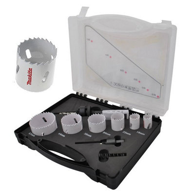 Makita D-47117 Loodgieters Gatzagenset – 6-delig, Bimetaal, Variabele Tandafstand, In Maten 19-57 Mm