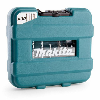 Makita D-47204 30 Piece Drill and Screwdriver Bit Set Masonry Wood Metal Drills