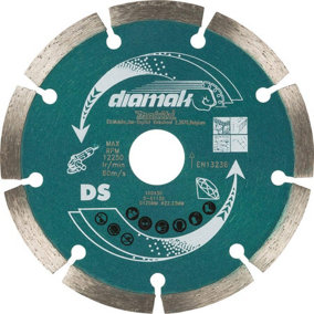 Makita D-61139 SEG Diamond Cutting Disc 125mm Blade Concrete Stone Cutter