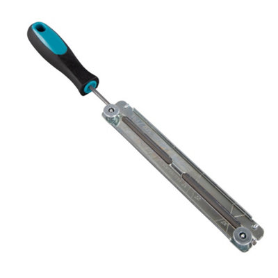 Makita D-70948 4.0mm Chainsaw Chain Sharpening Round File & Guide Set
