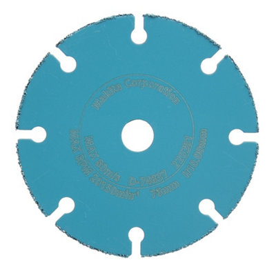 Makita D-74837 76mm x 10mm TCG Cutting Disc  - DMC300 Cutter