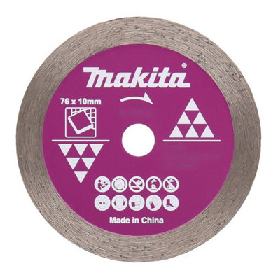 Makita D-77263 76mm x 10mm Diamond Wheel For Tiles - DMC300 Cutter