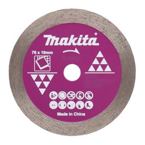 Makita D-77263 76mm x 10mm Diamond Wheel For Tiles - DMC300 Cutter