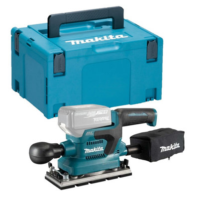 Makita DBO380Z 18v LXT 1/3 Sheet Brushless Finishing Sander Cordless + Makpac