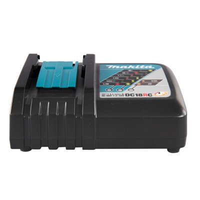 Makita DC18RC 18v LXT Li-Ion Fast Battery Charger 7.2 / 14.4 / 18v Twin Pack