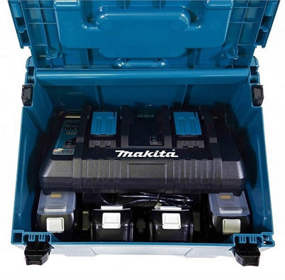 Makita DC18RD 240v 18v Dual Port Fast Battery Charger + Inlay