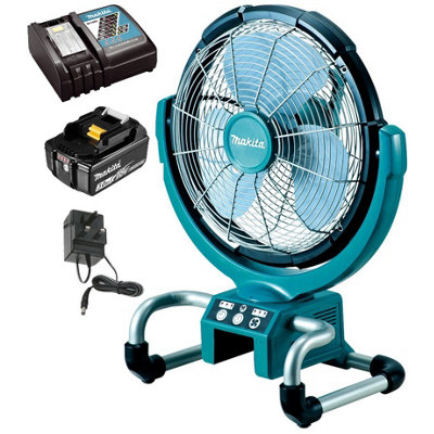 Makita DCF300Z 18v 240v LXT Cordless Portable 13" 3 Speed Job Fan + Battery | DIY at B&Q