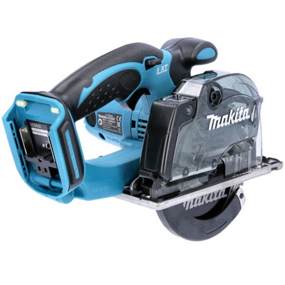 Makita DCC500TEX1 18V LXT Brushless Cordless 5" Wet/Dry Masonry Circular Saw Kit – Includes 2 5.0Ah Batteries, Rapid Charger, Dust Bag, AWS & ADT Technology