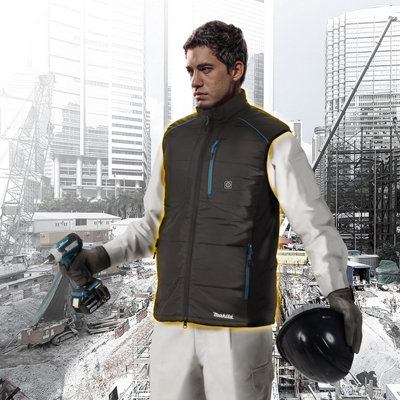 Makita DCV202ZM LXT 18v Cordless Battery Heated Jacket Vest Gilet