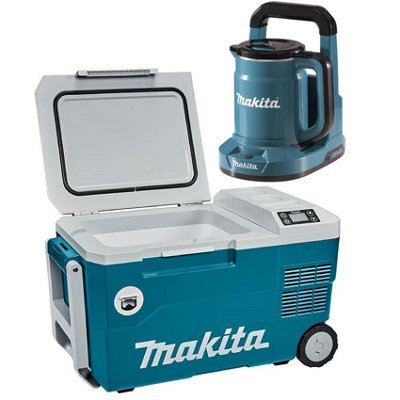 Makita 冷温庫 CW180D 容量20L Makita DCW180Z 18v LXT 20L Cooler Warmer Box Wheeled + DKT360Z Kettle