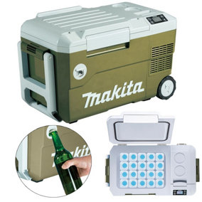 Makita DCW180ZO Olive 18v LXT 20L Cooler Warmer Cool Box Wheeled Bare DCW180Z