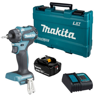 Makita DDF083Z 18v 6.35mm Drill Driver Cordless Brushless 1 4 Hex 5AH Kit DIY at B Q