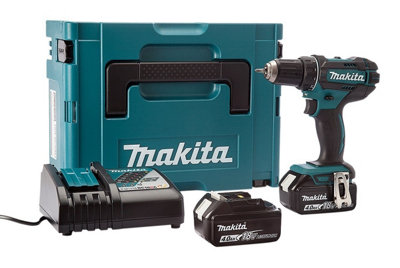 Makita DDF482RMJ 18v LXT 2 Speed Cordless Drill Driver Bare Unit Makpac Case DIY at B Q