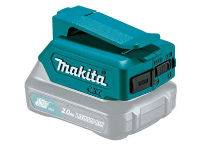 Makita DEAADP06 USB Port Battery Charger for 10.8v CXT Lithium