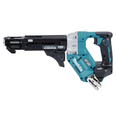 Makita DFR552Z 18V LXT Li-Ion Cordless Brushless Auto Feed Screwdriver ...