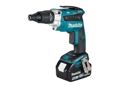 Makita DFS251RTJ Brushless LXT TEK Screwdriver 18V 2 x 5.0Ah Li-ion Batteries