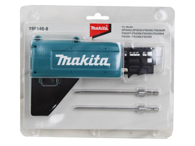 Makita DFS452Z 18v Collated Autofeed Brushless Screwdriver Lithium + Attachment