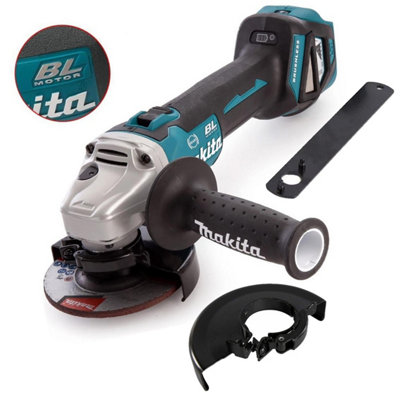 Makita DGA463Z 18v Cordless Brushless 115mm Angle Grinder + Extra 125mm ...