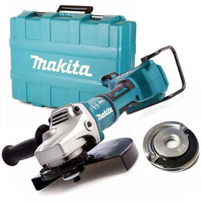 Makita DGA900ZK 18v / 36v Cordless Brushless 230mm 9" Angle Grinder + Quick Nut